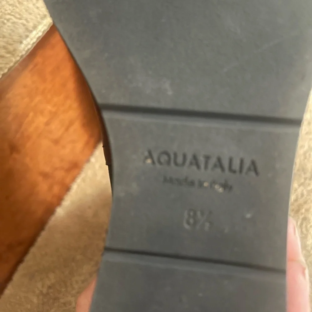 AQUTALIA Womens Wedge Ankle Boots SZ 8.5 In Excellent Condition